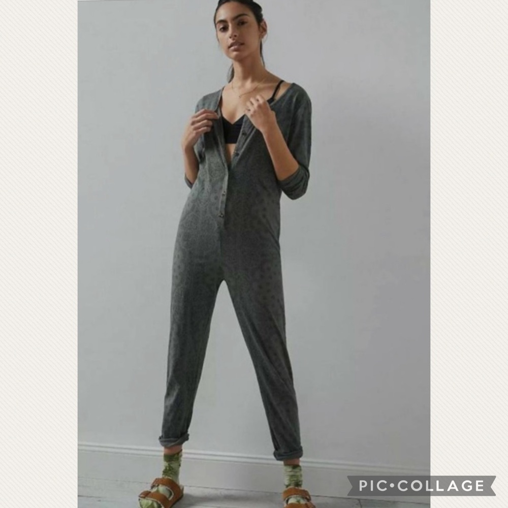 Anthropologie T.La Anthropologie Paisley Lounge Jumpsuit